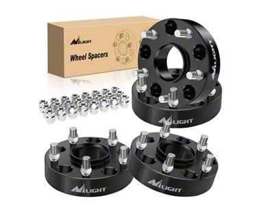 2.50-Inch Billet Aluminum Hubcentric 5-Lug Wheel Spacers; Set of 4 (07-18 Jeep Wrangler JK)
