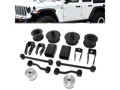 2.50-Inch Leveling Kit with Sway Bar Links (18-25 Jeep Wrangler JL)