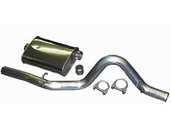 2.50-Inch Stainless Cat-Back Exhaust System with HVS Welded Muffer (00-06 4.0L Jeep Wrangler TJ w/ OE Flange at Cat)
