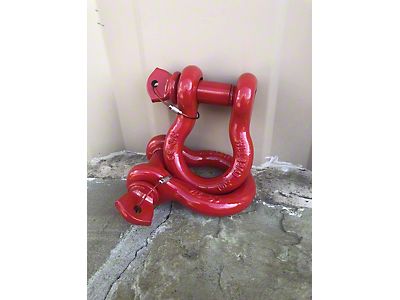 Rugged Ridge D-Ring 3/4 In. 9500 Lbs. Shackles In Red 11235.20 - The Home Depot - Foto 7