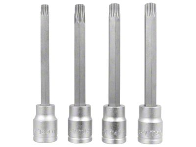 3/8-Inch Drive Large Brake Caliper Star Bit; 4-Piece Set
