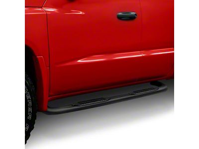 3-Inch Nerf Side Step Bars; Black (97-06 Jeep Wrangler TJ, Excluding Unlimited)