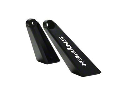 30-Inch LED Light Bar Bumper Mount; Textured Black (07-18 Jeep Wrangler JK)