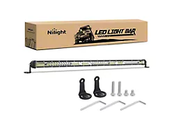 30-Inch Ultra-Slim Single Row LED Light Bar; Flood/Spot Combo (Universal; Some Adaptation May Be Required)
