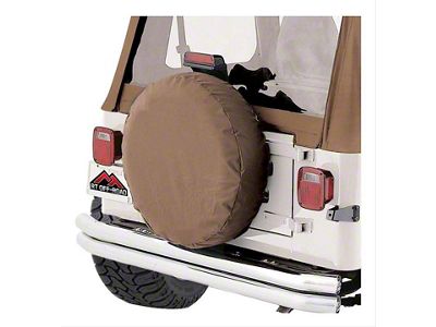 33 to 35-Inch Spare Tire Cover; Spice (66-18 Jeep CJ5, CJ7, Wrangler YJ, TJ & JK)