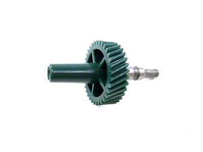 34-Tooth Speedometer Gear; Short Shaft; Green (97-06 Jeep Wrangler TJ)