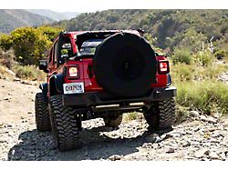 37-Inch Spare Tire Cover; Black (18-25 Jeep Wrangler JL)