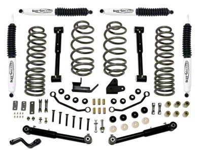 Tuff Country 4-Inch EZ-Flex Suspension Lift Kit with SX6000 Shocks (97-06 Jeep Wrangler TJ)