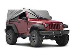 4-Layer Breathable Cab Cover; Gray (07-18 Jeep Wrangler JK 2-Door)