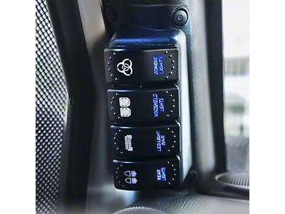 4-Rocker Switch Pod Control System (07-18 Jeep Wrangler JK)