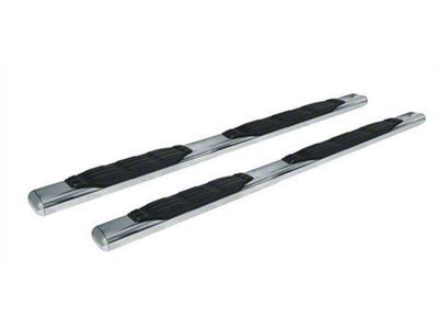 Go Rhino 5-Inch 1000 Series Side Step Bars; Polished (18-25 Jeep Wrangler JL 4-Door)