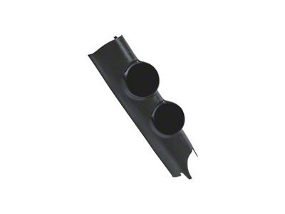 52mm Dual Gauge Pod; Black (11-18 Jeep Wrangler JK)