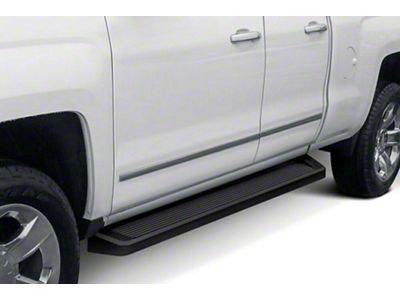 6-Inch iRunning Boards; Black (18-25 Jeep Wrangler JL 2-Door)