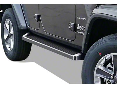 6-Inch iRunning Boards; Polished (18-25 Jeep Wrangler JL 4-Door)