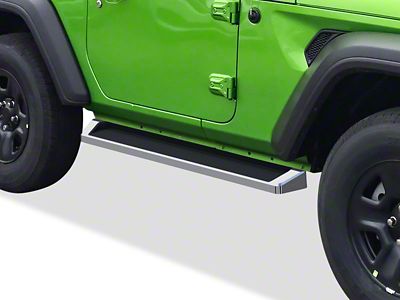 6-Inch iRunning Boards; Polished (18-25 Jeep Wrangler JL 2-Door)