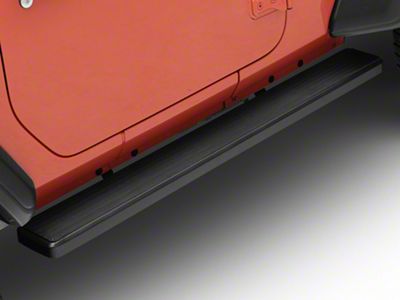 6-Inch iStep Running Boards; Black (18-25 Jeep Wrangler JL 2-Door)
