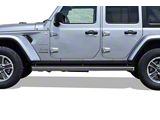 6-Inch iStep Running Boards; Hairline Silver (18-26 Jeep Wrangler JL 4-Door)