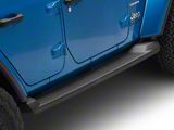 6-Inch Nerf Side Step Bars; Black (18-26 Jeep Wrangler JL 4-Door)