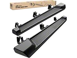 6-Inch Nerf Side Step Bars; Black (18-26 Jeep Wrangler JL 4-Door)