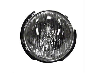 CAPA Replacement 7-Inch Round Halogen Headlight; Chrome Housing; Clear Lens; Passenger Side (07-18 Jeep Wrangler JK)