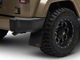 REK-mesh Universal Offset Standard 8-Inch Wide Mud Flaps with Red Logo; Front or Rear (Universal; Some Adaptation May Be Required)
