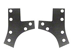 A-Pillar Trim Accent; Raw Carbon Fiber (07-18 Jeep Wrangler JK)