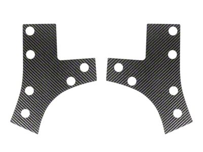A-Pillar Trim Accent; Raw Carbon Fiber (07-18 Jeep Wrangler JK)