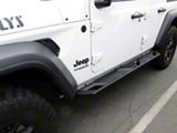 A-Style Running Boards; Black (18-25 Jeep Wrangler JL 4-Door)