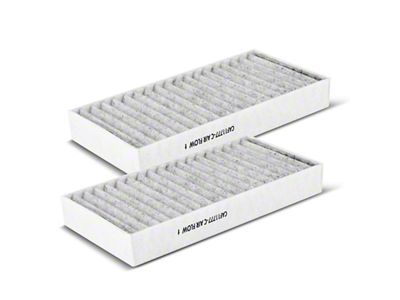 Activated Carbon Cabin Air Filter; Set of Two (11-18 Jeep Wrangler JK)