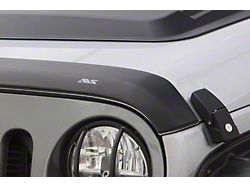 Aeroskin Hood Protector; Matte Black (18-26 Jeep Wrangler JL, Excluding Rubicon 392)