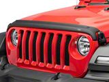 Aeroskin II Hood Protector; Textured Black (18-25 Jeep Wrangler JL, Excluding Rubicon 392)