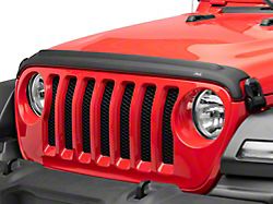 Aeroskin II Hood Protector; Textured Black (18-25 Jeep Wrangler JL, Excluding Rubicon 392)