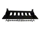 Aftermarket Front Bumper Skid Plate; Semi-Gloss Black (10-18 Jeep Wrangler JK)