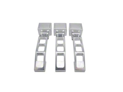 Royal Hooks Aluminum Door Handles; Raw (07-18 Jeep Wrangler JK 2-Door)