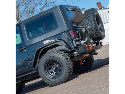 Aluminum Inner Fender Liners; Rear (07-18 Jeep Wrangler JK)