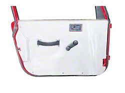 Aluminum Interior Door Panels; Raw (97-06 Jeep Wrangler TJ w/ Full Doors)
