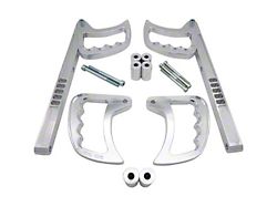 Royal Hooks Aluminum Interior Grab Handles; Raw (07-18 Jeep Wrangler JK)