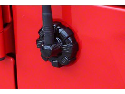 Antenna Base; Black (18-23 Jeep Wrangler JL)