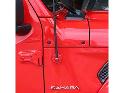 Antenna Base; Red (18-23 Jeep Wrangler JL)