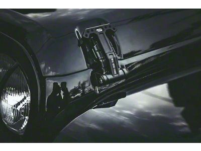 Armory Series Hood Catch; Black (07-18 Jeep Wrangler JK)