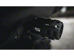 Armory Series Muzzle Style Exhaust Tip; Black (07-18 Jeep Wrangler JK)