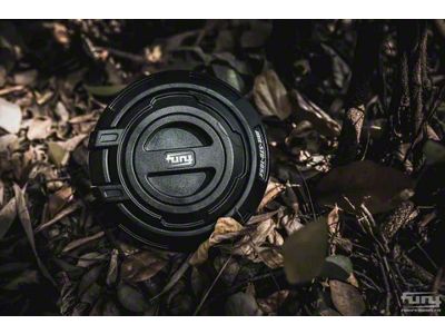 Awaken Series Gas Tank Cover; Black (07-18 Jeep Wrangler JK)