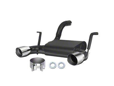 Axle-Back Exhaust with Polished Tips (18-25 2.0L or 3.6L Jeep Wrangler JL)