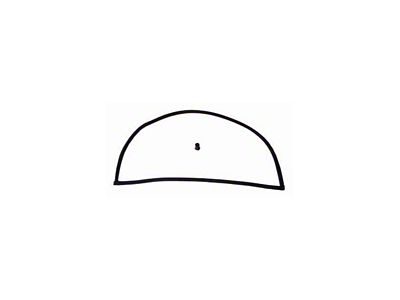 Liftgate Glass Seal (76-86 Jeep CJ7)