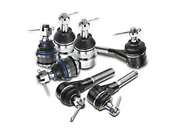 Ball Joint and Tie Rod End Kit; 7-Piece (91-06 Jeep Wrangler YJ & TJ)