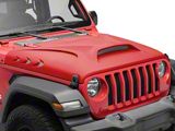 Beast Series Hood with Open Air Scoop and Vents; Unpainted (18-25 Jeep Wrangler JL)