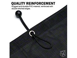 Bikini Mesh Sunshade Top; Blue (18-25 Jeep Wrangler JL 4-Door)
