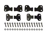 Kentrol Body Door Hinge Set; Black (18-26 Jeep Wrangler JL 4-Door)