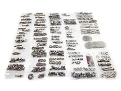 Body Fastener Kit; Stainless Steel (1979 Jeep CJ7 w/o Tailgate)