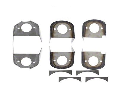 Rust Buster Body Mount Bracket Kit (07-18 Jeep Wrangler JK 2-Door)